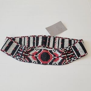 🆕️ Anthropologie Beaded Stretch Belt - Size S\M